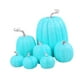 thumbnail image 1 of 7 Piezas De Calabazas Falsas, Modelo De Bricolaje, Calabazas Falsas De Espuma Para La Mesa De Halloween, Otoño, Azul, 1 of 3