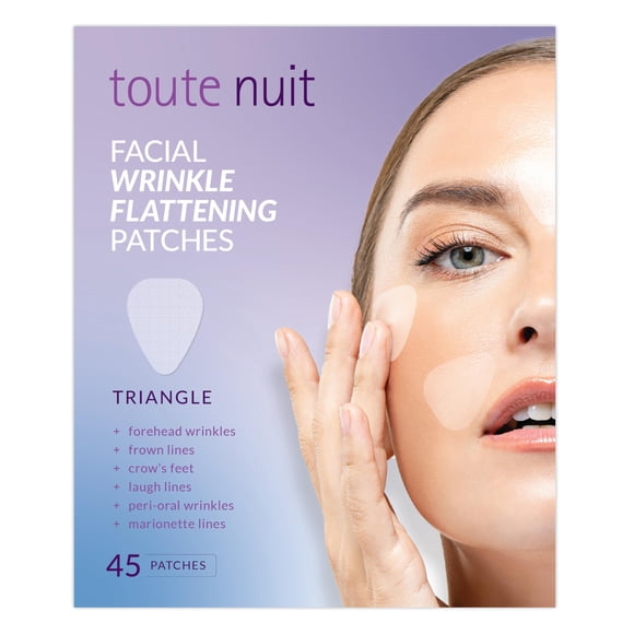 Cinta adhesiva triangular Wrinkle Patches Toute Nuit, 45 unidades