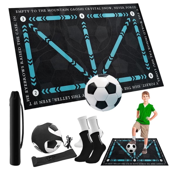 RYNEX Pro Tapete de Entrenamiento de Fútbol Agility 120 x 81 cm