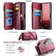 thumbnail image 3 of CaseMe Funda de Cuero para Samsung Galaxy S25Ultra con Billetera [Bloqueo RFID] con Ranura para Billetes con Zíper para 10 Tarjetas, Correa de Hombro y Muñeca Magnética de Cuero PU Suave para Samsung, 3 of 13