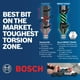 thumbnail image 3 of Juego de brocas BOSCH CCSDDV08 Impact Tough Black Oxide, 8 piezas, 3 of 3