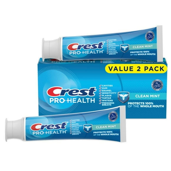 Pasta de dientes Crest Pro-Health Clean Mint, 125 ml, paquete doble