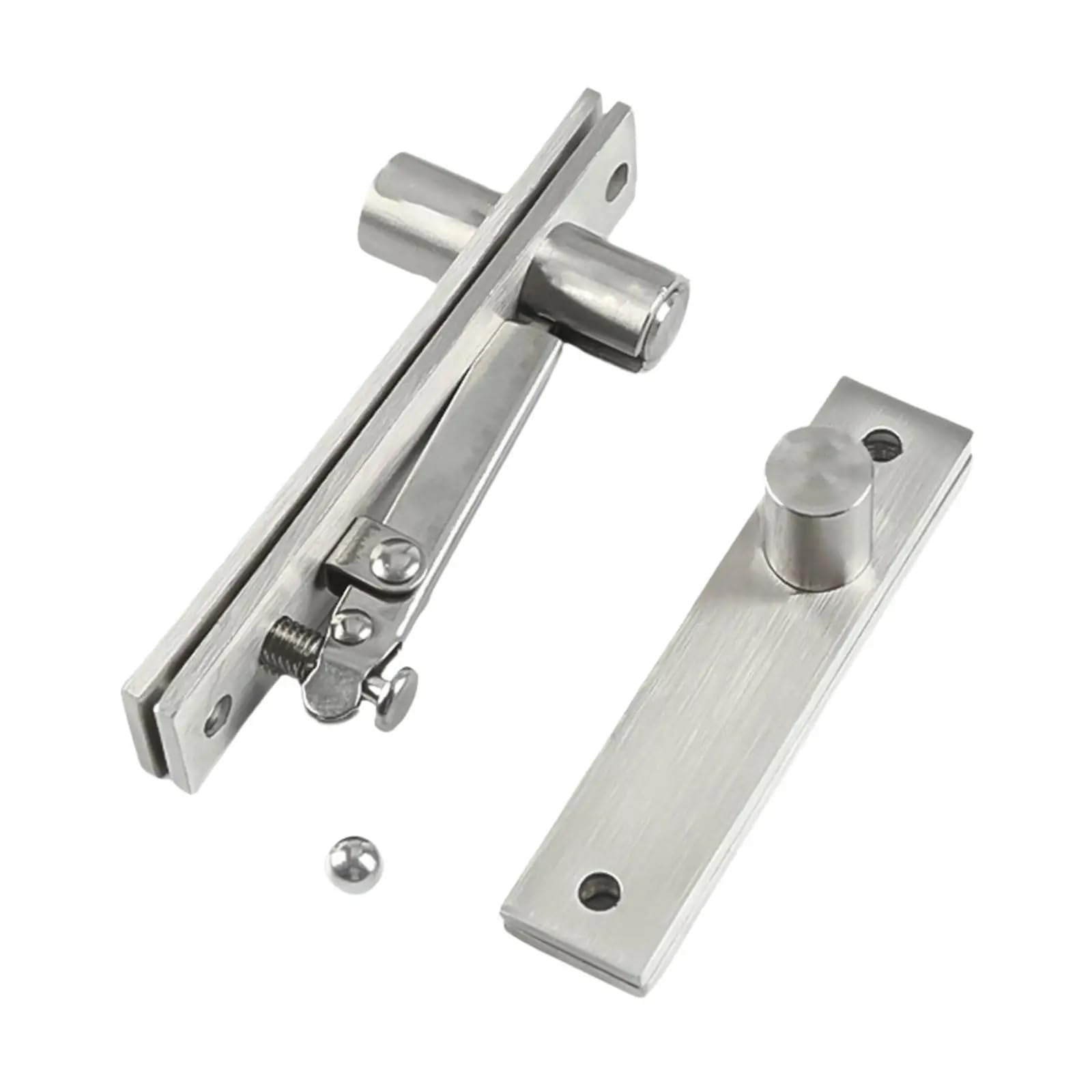 Xusx111 - Bisagras De Puerta Ocultas Para Puertas De Madera De 330 Libras Máximas, Bisagras De Pivote Para Estante De Puerta Oculta, Puerta Secreta, Con Hardware De Captura De Bola De Puerta (plata)