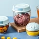 thumbnail image 3 of 1pc, Household Manual Garlic Puller, Food Processor, Food Supplement Machine, Meat Grinder, Kitchen Tools, 900ml, 3 of 4