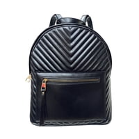 Todopiel - Mochila Cuero Ecológico Cru07 Negro