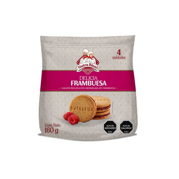 Pack delicias frambuesa 4p 168g, 168 g