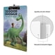 thumbnail image 3 of El Buen Dinosaurio Portapapeles de acrílico A4, tamaño carta estándar, carpeta con clip 31.8x 21.5CM para estudiantes, profesores y oficina, 3 of 6