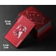 thumbnail image 2 of Cartas de juego CIBOAN impermeables de plástico rojo 8,4 x 5,8 cm, 2 of 8