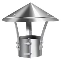 Magideal - Tapa De Lluvia Para Chimenea, Cubierta De Ventilación Para Chimenea, Cubierta Redonda A Prueba De Viento, Fácil De Instalar, Protector Duradero Para Estilo B