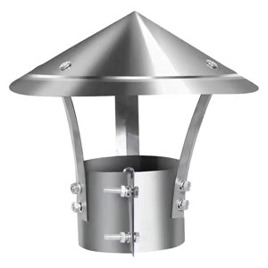 Magideal - Tapa De Lluvia Para Chimenea, Cubierta De Ventilación Para Chimenea, Cubierta Redonda A Prueba De Viento, Fácil De Instalar, Protector Duradero Para Estilo B