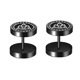 thumbnail image 2 of Pendientes Con Estilo Para Hombres Y Mujeres Aretes Redondos De Metal Joyería Perforadora Estilo N, 2 of 5
