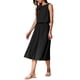 thumbnail image 4 of INSPIRE CHIC Conjunto de 2 Piezas para Mujer Falda Conjuntos de Regreso a Clases Top Corto sin Mangas Falda Midi Línea A Conjuntos de Verano Casual Negro L, 4 of 6