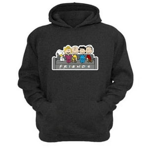 Genérico - Polerón Canguro Friends Gris Oscuro Talla L Unisex