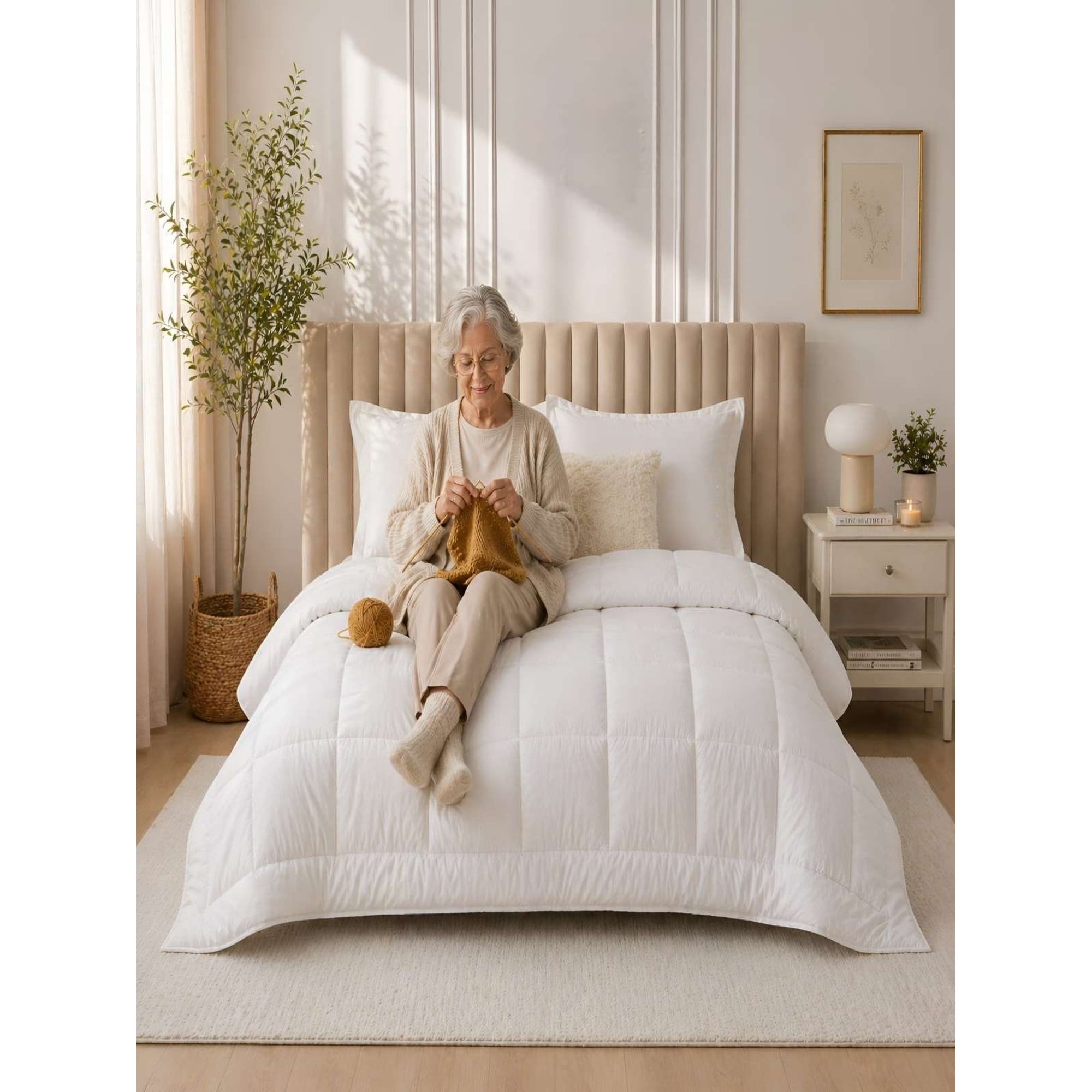 Todo Para El Hogar - Cubrecama Quilt King Delgado Resistente A Arrugas