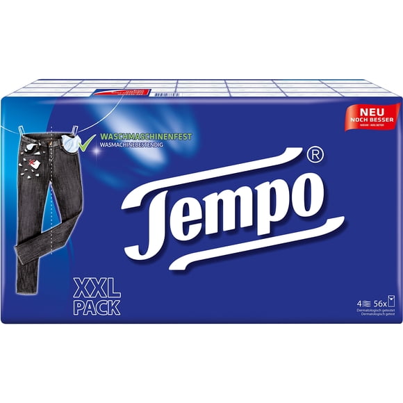 Tissue Tempo Classic 56 paquetes x 10 pañuelos