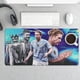 thumbnail image 5 of Kevin De Bruyne alfombrilla de escritorio/mesa extra-grande con base antideslizante de cuero y diseño temático; versátil para escritorios de ordenador, mesas de comedor, etc. 30 × 60 cm, 5 of 6