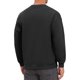 thumbnail image 3 of Sudadera casual de gimnasio de manga larga con cuello redondo y color sólido para hombre 3XL negro, 3 of 6