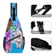 thumbnail image 3 of Doc McStuffins Riñonera Bandolera con Estampado Integral para Hombres y Mujeres, Bolso Cruzado Gráfico de Tendencia, Mochila de Hombro Streetwear para Ciclismo y Deportes, Riñonera Versátil Casual, 3 of 6