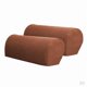 thumbnail image 3 of juego de 4 reposabrazos de sofá funda brazo protector de muebles café claro, 3 of 6