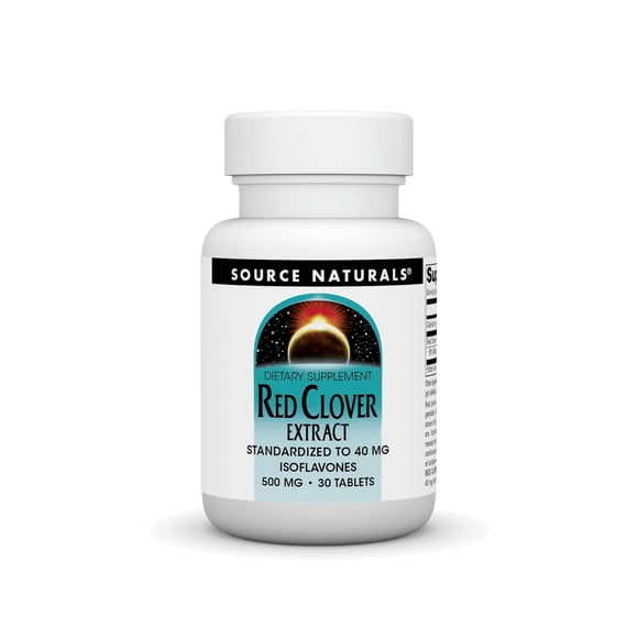 Extracto de trébol rojo Supplement Source Naturals, comprimido de 500 mg