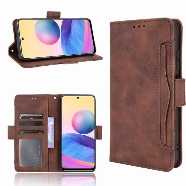 Funda Cartera Magnética para Xiaomi Redmi Note 10 5G- Tarjetero Desmontable, Cuero PU, Soporte