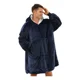 thumbnail image 3 of Maxi Poleron Sherpa Bata Manta Capucha. Frazada Invierno, 3 of 3