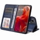 thumbnail image 4 of Funda Billetera para Motorola Moto Thinkphone 25 con Porta Tarjetas y Soporte Ajustable Azul, 4 of 4