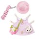thumbnail image 1 of Conjunto De Vestido Para Mascotas Chaleco De Conejo Ropa De Disfraz Traje De Moda Diario Pink_L, 1 of 5