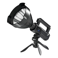 Genérico - Linterna Led Usb Recargable Adkarpotente Con Tripode Color De La Linterna Negro Color De La Luz Blanco