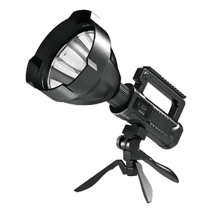 Genérico - Linterna Led Usb Recargable Adkarpotente Con Tripode Color De La Linterna Negro Color De La Luz Blanco