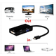 thumbnail image 4 of Adaptador 3 en 1 Ulink Mini Displayport a Hdmi+Vga+Dvi Thunderbolt, 4 of 4