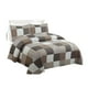 thumbnail image 2 of Cubrecama Quilt Verano 1.5 Plazas - Café Cuadrille XF108, 2 of 3