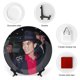thumbnail image 3 of MICHAEL JACKSON Plato decorativo de porcelana fina (bone china), plato decorativo de cerámica para hogar, oficina, soporte de pared, platos decorativos para dormitorio - 6 pulgadas (15 cm), 3 of 6