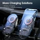 thumbnail image 5 of Inalámbrico / por cable de sujeción automática del cargador de coche de montaje - soporte universal del teléfono, apto para iPhone y Samsung Auto Accesorios - Morado, 5 of 9