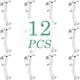 thumbnail image 2 of Pinzas de cenefa Takngjd de plástico transparente de 2,5 cm para persiana horizontal, 2 of 6