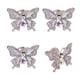 thumbnail image 1 of Perillas Para Gabinete Con Forma De Mariposa Aleación De Zinc 4 Piezas Color Plateado, 1 of 6