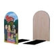 thumbnail image 2 of Padre Made in USA Sujetalibros decorativos temáticos, tope para estantería con base antideslizante, uso dual para hogar y oficina - 2 piezas, 2 of 6