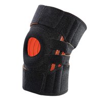 Ioensy - Rodillera Ajustable De Compresión Para Artritis, Almohadilla Para Rótula, Manga Negra