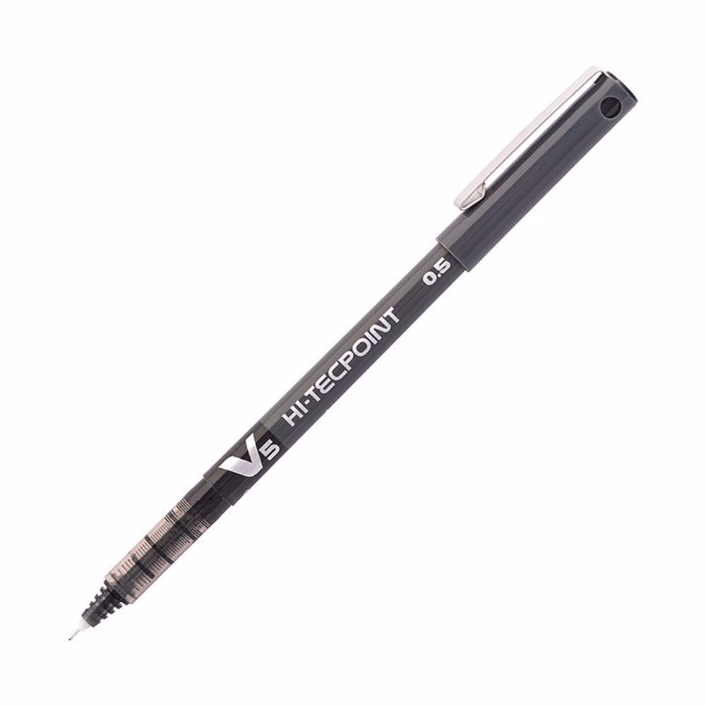 thumbnail image 2 of Pack 5 Lapices Pilot Gel Hi-Tecpoint V5 Negro, 2 of 2