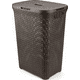thumbnail image 2 of Canasto ropa rectangular Reyplast rattan color marrón, 2 of 3