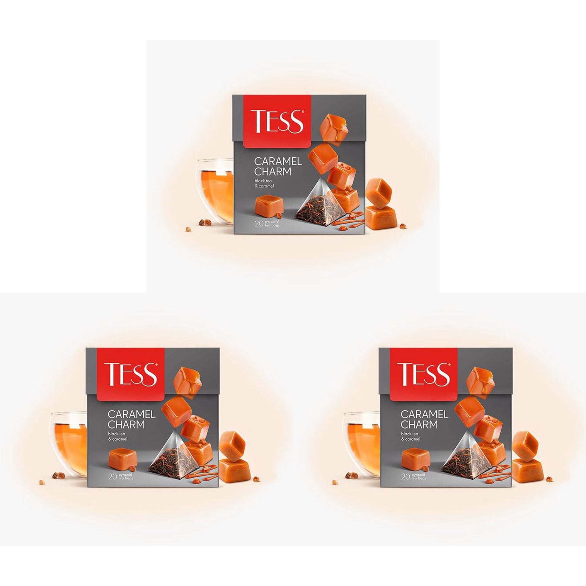 Pack 3 Tess Caramel Charm