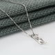 thumbnail image 4 of Collar con colgante de gato saltando en plata de ley 925, ideal como regalo de cumpleaños, boda o para amantes de las mascotas, para mujeres y niñas., 4 of 4