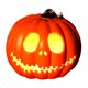 thumbnail image 1 of Lámpara De Calabaza De Halloween, Práctica Decoración De Halloween Para Estante De Jardín, Escritorio, 24 Cm X 20 Cm, Forma De Costura, 1 of 3