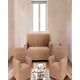thumbnail image 3 of Juego De Fundas De Sofa Cuadrille 3+1+1 Color Café Claro, 3 of 4
