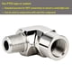 thumbnail image 4 of Accesorio para tubería Yoebor de acero inoxidable 304, codo de 90° NPT de 1/8", 4 of 8