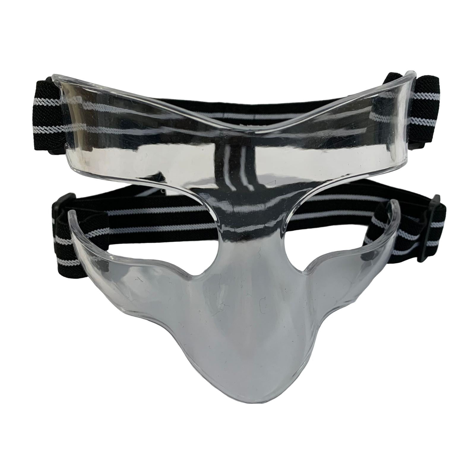 Ioensy - Protectores Nasales Baloncesto Escudo Facial Gimnasio Ejercicio Niños Fútbol Deportes Mascarilla Blanco Medio Marco