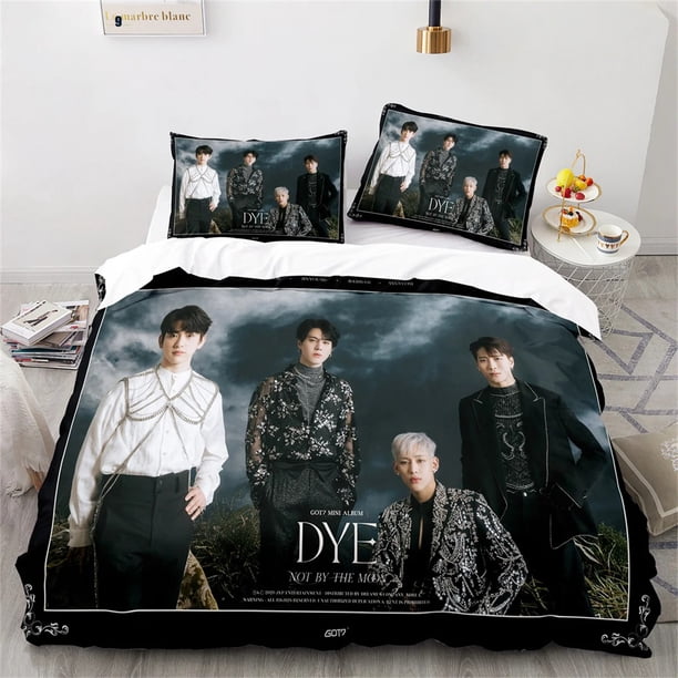 GOT Star Duvet Cover Set with Pillow Covers Polyester Teens Kids Bedding Set Bed Linen