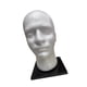 thumbnail image 2 of Mannequín De Espuma Cabeza De Cabello Blanco Pantalla De Listón Para Sombreros De Cabeza De Joyería, 2 of 5
