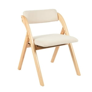 Klik Muebles - Silla Betlahem De Madera Plegable Acolchada - Beige