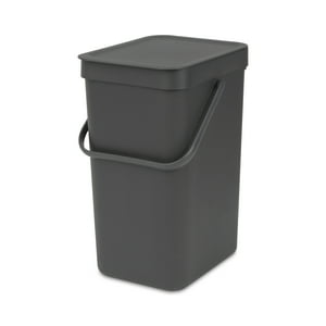 Brabantia - Basurero 'Sort&Go' 12 Lt Gris Oscuro